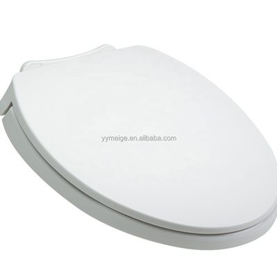 O Vorm deksel ronde toilet stoel dekking 435*365*465mm met buffer dekking plaat zachte sluiting PP Slow Silent gesloten