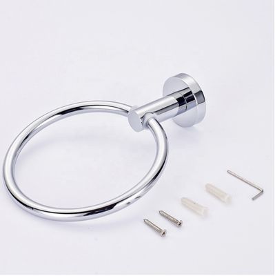 Aanpassen OEM-stijl zilveren handdoek ring roestvrij staal voor keuken badkamer accessoire klassieke oppervlak moderne technische hotel