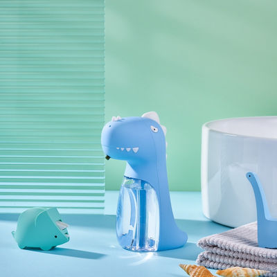Badkamer Dinosaurus Desktop Flush Light Muziek Elektrisch Multifunctionele Automatische Schuim Zeep Dispenser 260ml USB Kinderen schattig