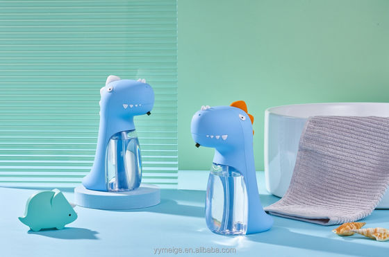 Badkamer Dinosaurus Desktop Flush Light Muziek Elektrisch Multifunctionele Automatische Schuim Zeep Dispenser 260ml USB Kinderen schattig