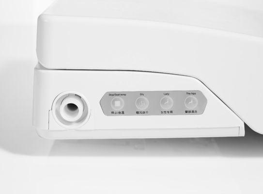 Intelligente toiletstoelbedekking met bufferbedekkingsplaat en inclusief afstandsbediening